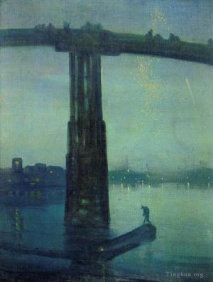 James Abbott McNeill Whistler œuvres - James McNeill Nocturne en bleu et vert