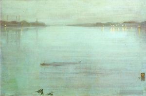 James Abbott McNeill Whistler œuvres - Nocturne Bleu et Argent