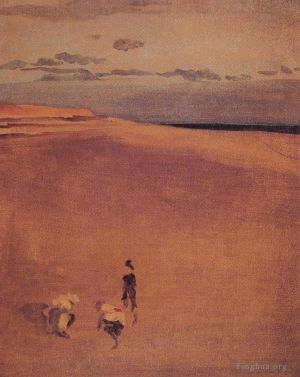 James Abbott McNeill Whistler œuvres - La plage de Selsey Bill