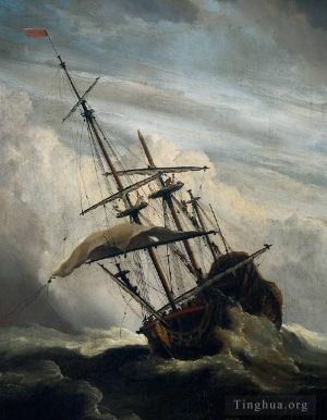 Willem van de Velde the Younger œuvres - Dét du navire