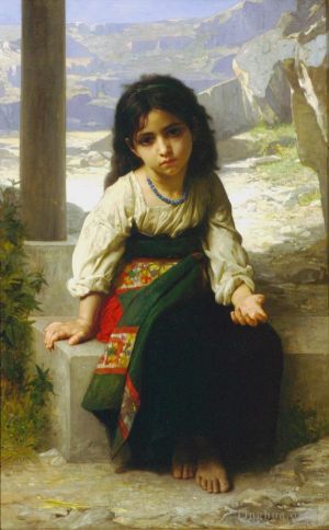 William-Adolphe Bouguereau œuvres - La Petite Mendiante