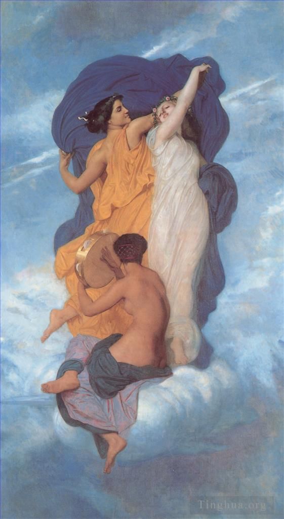 William-Adolphe Bouguereau Peinture à l'huile - La danse