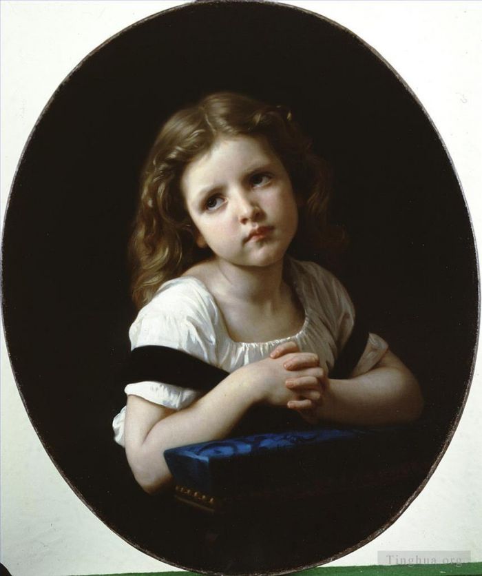 William-Adolphe Bouguereau Peinture à l'huile - La prière