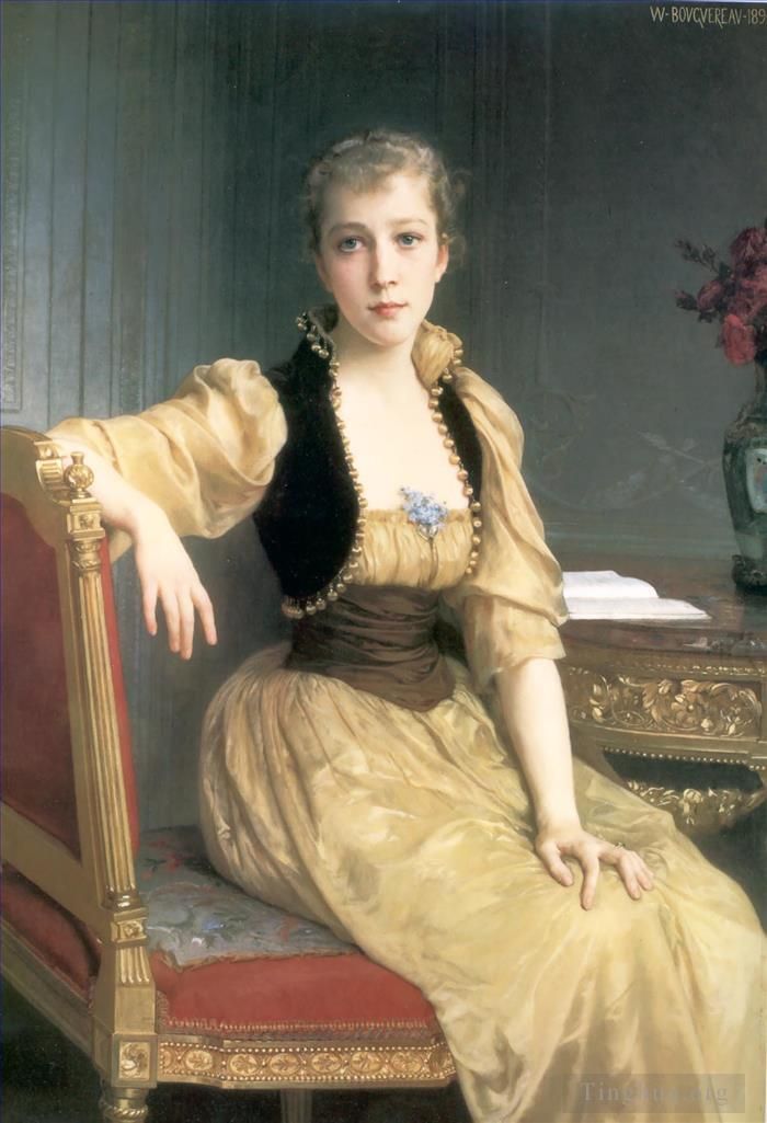 William-Adolphe Bouguereau Peinture à l'huile - Dame Maxwell 1890