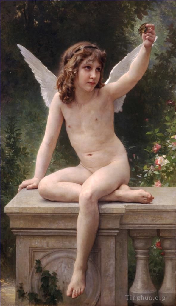 William-Adolphe Bouguereau Peinture à l'huile - Le captif
