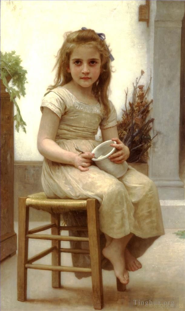 William-Adolphe Bouguereau Peinture à l'huile - Le gouter