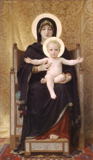 William-Adolphe Bouguereau œuvres - Madone assise