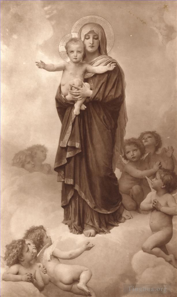William-Adolphe Bouguereau Peinture à l'huile - Notre-Dame-des-Anges