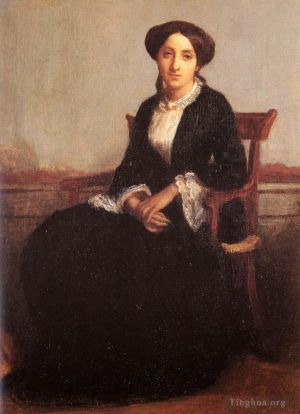 William-Adolphe Bouguereau œuvres - Portrait De Geneviève Céline Aînée Dau