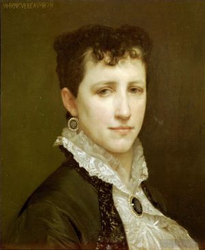 William-Adolphe Bouguereau œuvres - Portrait de Mademoiselle Elizabeth Gardner