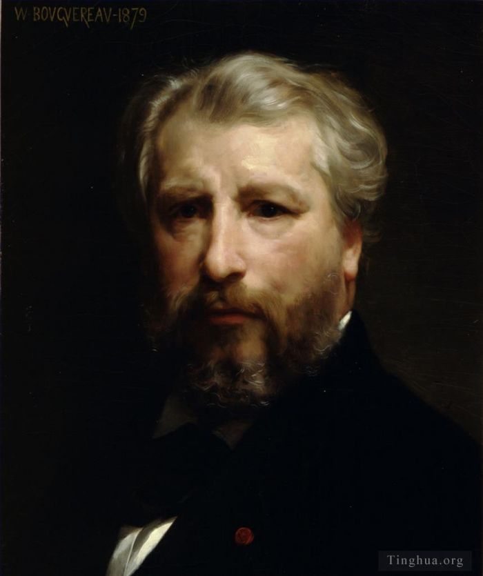 William-Adolphe Bouguereau Peinture à l'huile - Portrait de lartiste