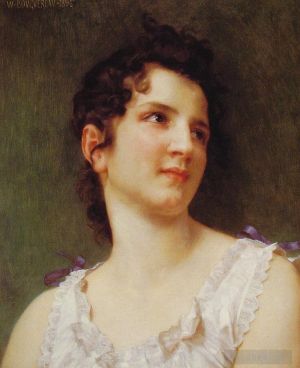 William-Adolphe Bouguereau œuvres - Portrait d'une jeune fille 1896