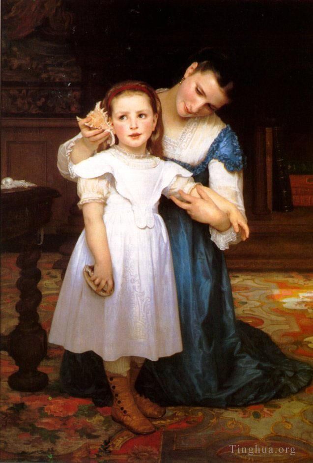 William-Adolphe Bouguereau Peinture à l'huile - La coquille