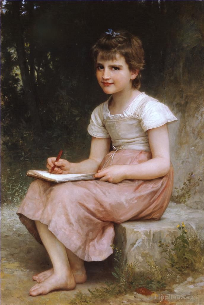 William-Adolphe Bouguereau Peinture à l'huile - Une vocation 1896
