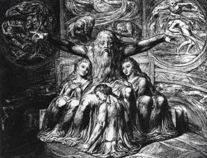William Blake œuvres - Job et ses filles