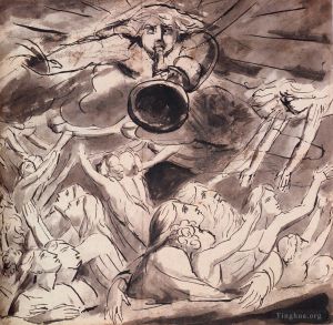William Blake œuvres - La résurrection