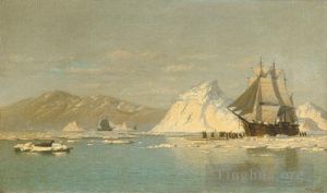 William Bradford œuvres - Au large du Groenland