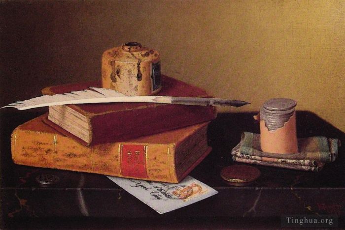 William Michael Harnet Peinture à l'huile - La table des banquiers
