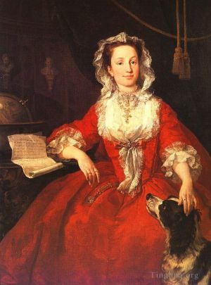 William Hogarth œuvres - Mlle Mary Edwards