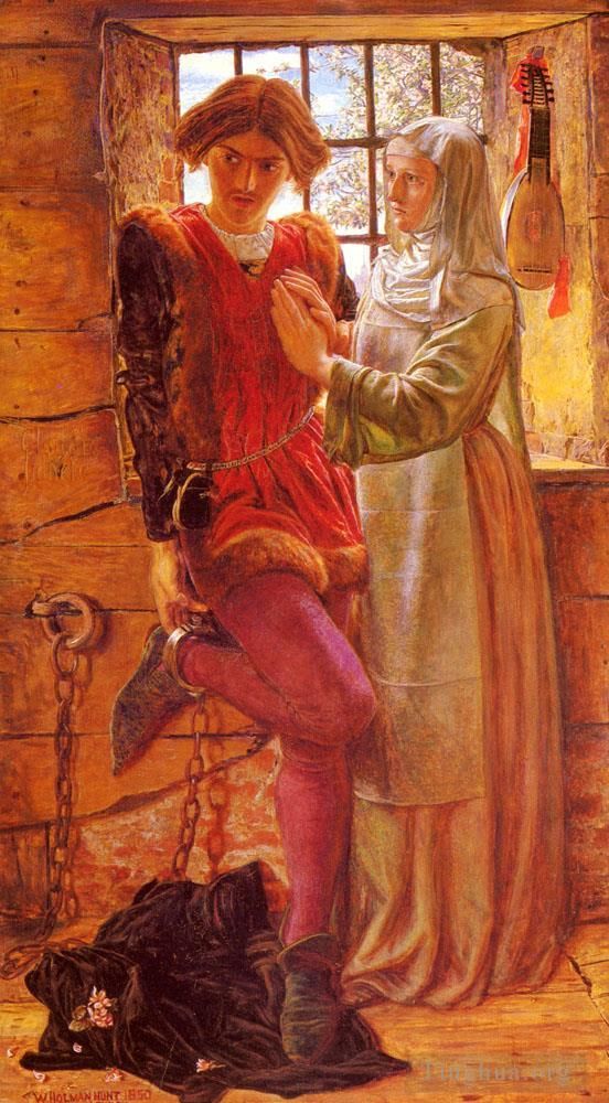 William Holman Hunt Peinture à l'huile - Claudio et Isabelle