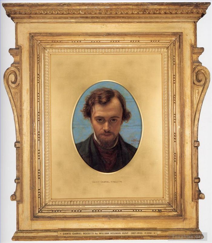 William Holman Hunt Peinture à l'huile - Dante Gabriel Rossetti