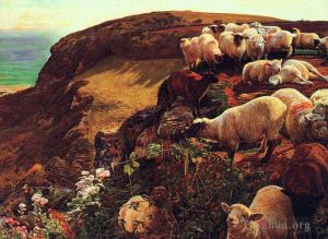 William Holman Hunt œuvres - Sur les côtes anglaises