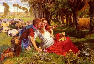William Holman Hunt œuvres - Le berger embauché