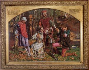 William Holman Hunt œuvres - Valentine sauvant Sylvia de Proteus