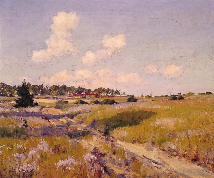 William Merritt Chase Peinture à l'huile - Ombres de l'après-midi