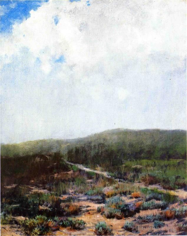 William Merritt Chase Peinture à l'huile - Dunes de Shinnecock