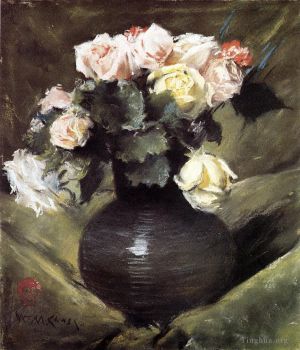 William Merritt Chase œuvres - Fleurs alias fleur de roses