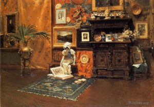 William Merritt Chase œuvres - Dans l'atelier 1881