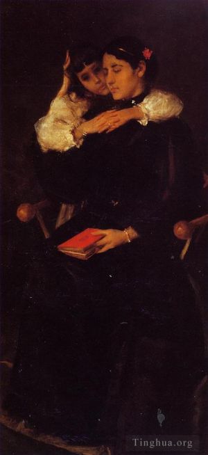 William Merritt Chase œuvres - Mme Chase et Cosy