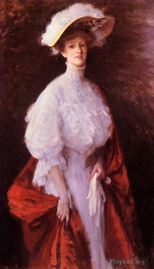 William Merritt Chase œuvres - Portrait de Miss Frances