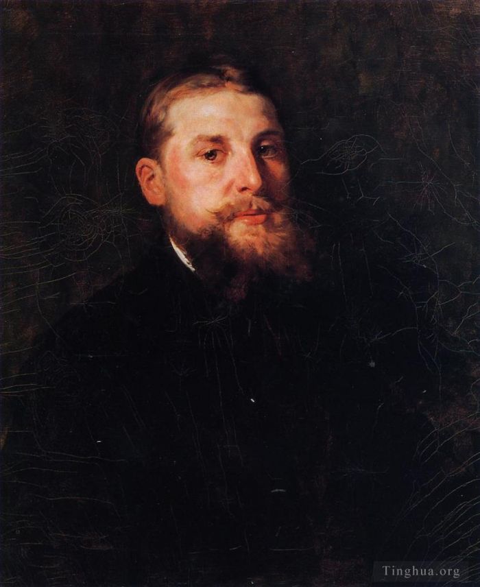 William Merritt Chase Peinture à l'huile - Portrait d'un gentilhomme