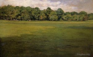 William Merritt Chase œuvres - Prospect Park alias Croquet Lawn Prospect Park