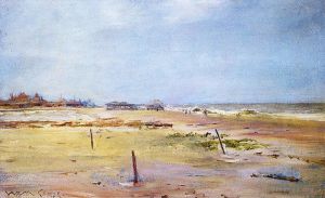 William Merritt Chase œuvres - Scène de rivage