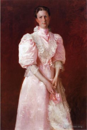 William Merritt Chase œuvres - Étude en rose alias Portrait de Mme Robert P McDougal