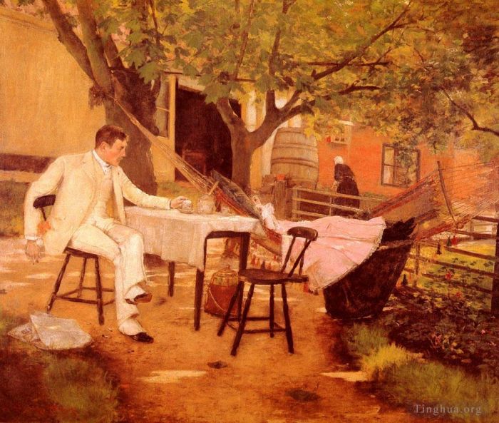 William Merritt Chase Peinture à l'huile - Lumière du soleil et ombre