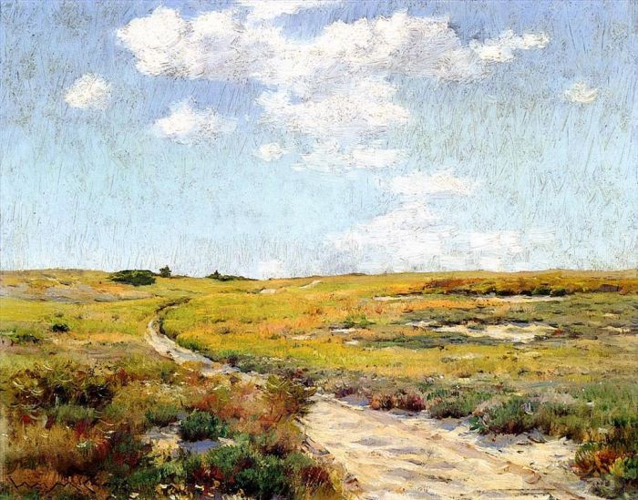 William Merritt Chase Peinture à l'huile - Après-midi ensoleillé, collines de Shinnecock