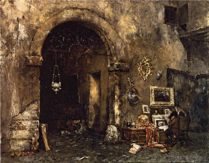 William Merritt Chase Peinture à l'huile - La boutique des antiquaires