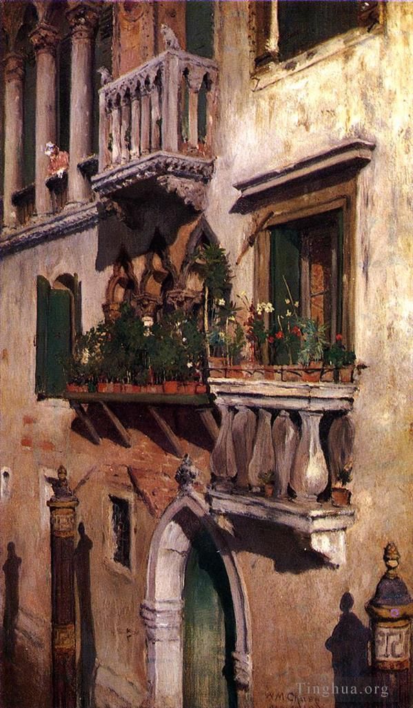 William Merritt Chase Peinture à l'huile - Venise 1877