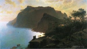 William Stanley Haseltine œuvres - La mer depuis Capri