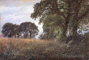 William Trost Richards œuvres - Tennysons Farm Farmington Île de Wight SMG