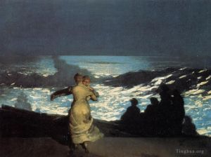 Winslow Homer œuvres - Une nuit d'été