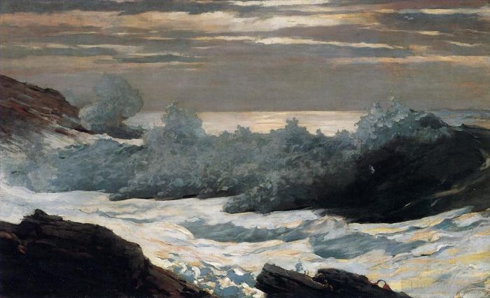 Winslow Homer Peinture à l'huile - Tôt le matin après une tempête en mer