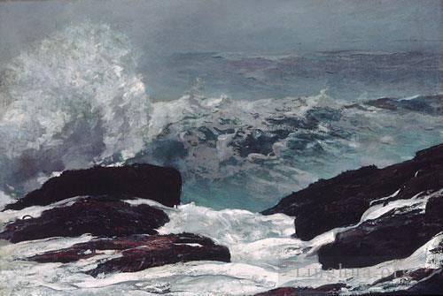 Winslow Homer Peinture à l'huile - Côte du Maine