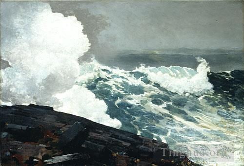 Winslow Homer Peinture à l'huile - Nord-Est