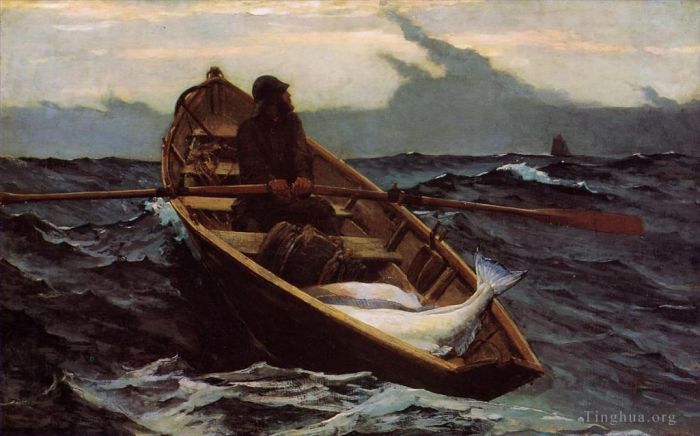 Winslow Homer Peinture à l'huile - L'avertissement de brouillard