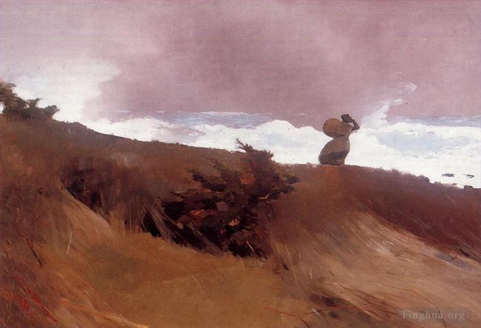 Winslow Homer Peinture à l'huile - Le vent d'ouest